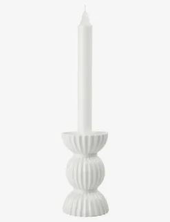 Lyngby Tura Ljusstake H14 vit - Dekoration