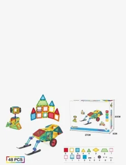 MAGMASTER - 48PCS MAGNETIC CONSTRUCTION BLOCKS - Byggsats