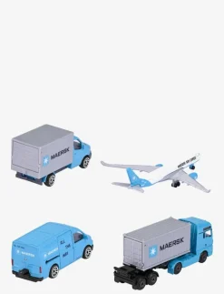 Majorette Maersk 4-Pack Presentförpackning - Lastbilar