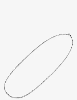 Men's Squared Silver Chain - Halsband