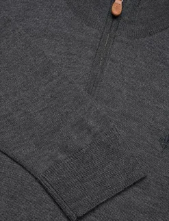 Merino John Zip - Stickat