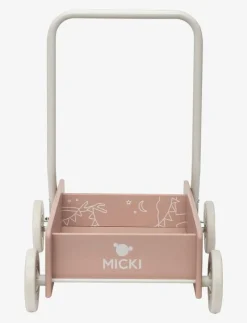 MICKI LÄRA GÅ VAGN ROSA - Babyleksak