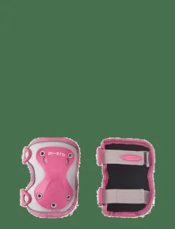 Micro - Knee and Elbow Protective Pads - Reflective Pink S - Hjälm och Skydd