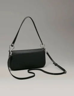MINIMAL MONOGRAM SHOULDER POUCH - Axelremsväskor