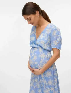 MLALIKA TESS S/S WO MIDI DRESS - T-shirtklänningar