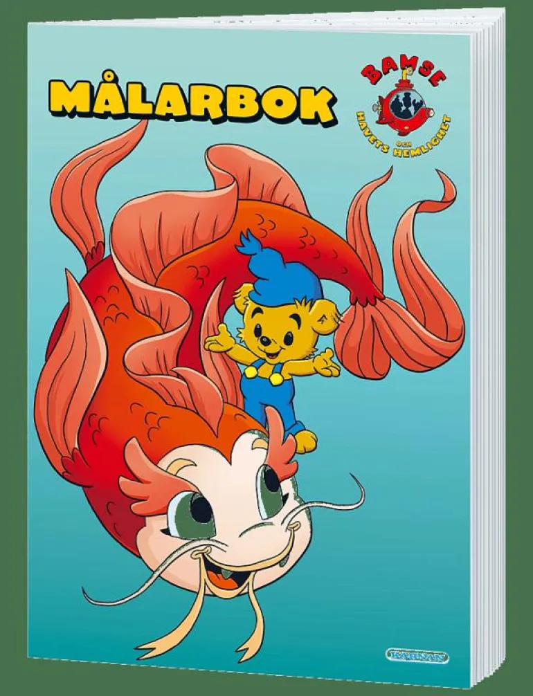 MÅLARBOK BAMSE OCH HAVETS HEMLIGHET - Målar- & pysselböcker