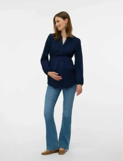 MLELVA LIA L/S WO TOP 2F - Långärmade blusar