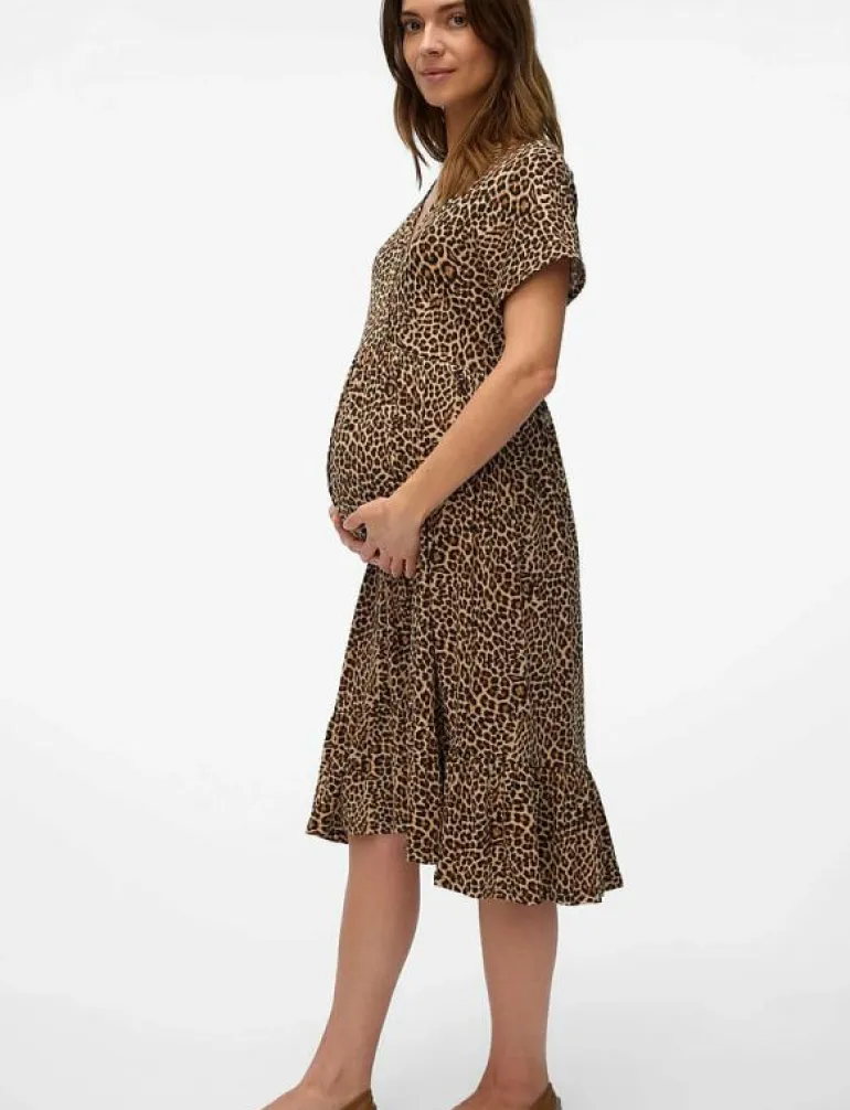 MLNAIA PILAR TESS SS JRS ABK DRESS 2F - Midiklänningar