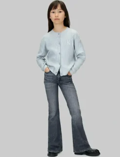MR FLARE MID GREY STONE - Bootcut jeans