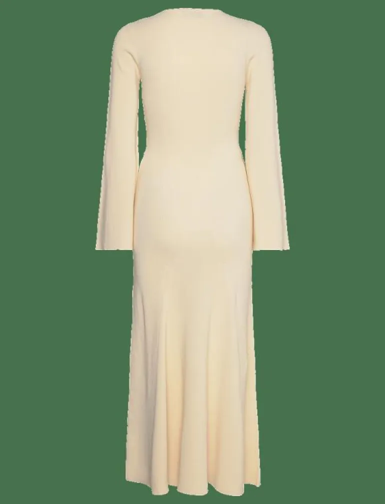 Nadia ring front knitted midi dress - Midiklänningar