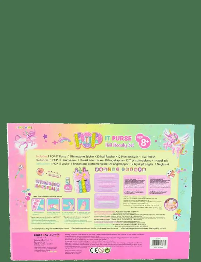 NAIL BEAUTY SET POP IT - Låtsassmink & Accessoar