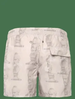 NB BAR NIKBEN SWIMTRUNKS SAND - Badbyxor