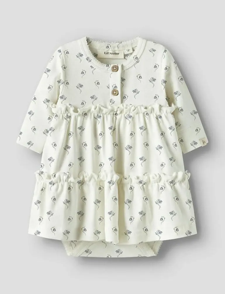 NBFGAYO SUM LS BODY DRESS LIL - Långärmade babyklänningar