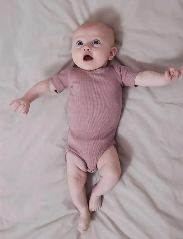 NBFKAB SS BODY NOOS - Kortärmad body