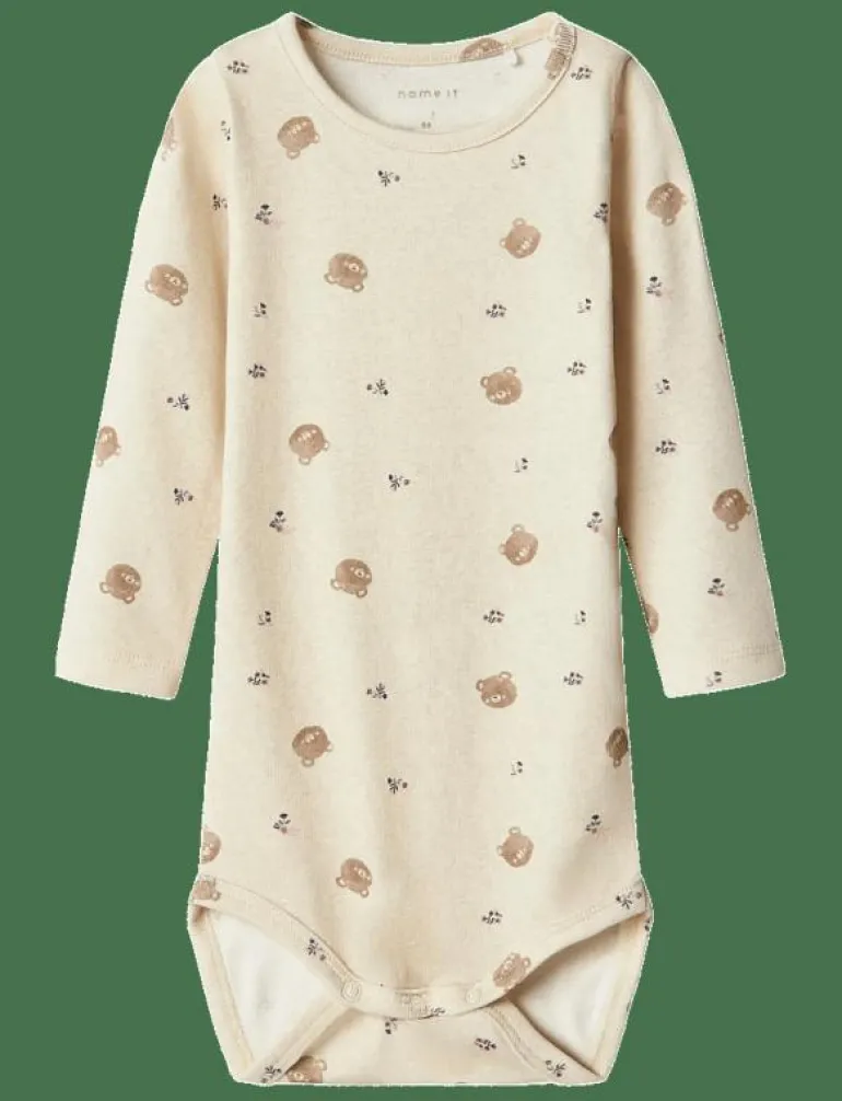 NBFOLEISA M LS BODY - Långärmad body