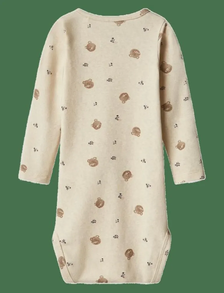 NBFOLEISA M LS BODY - Långärmad body