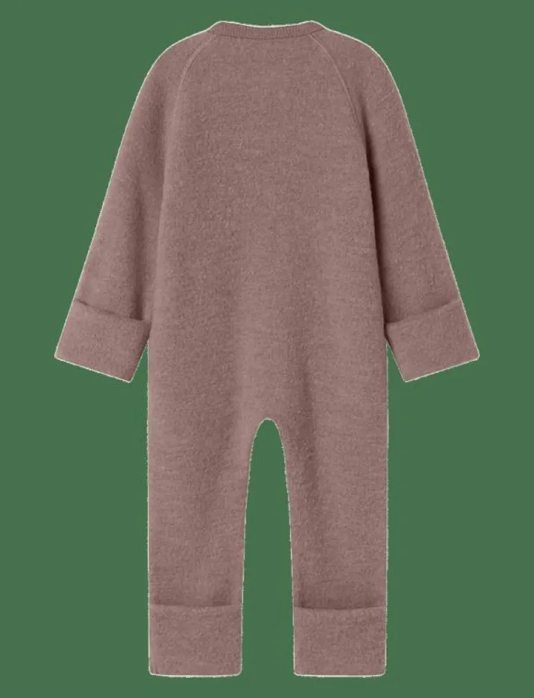 NBFWMINO WOOL BRU LS SUIT NOOS - Fleeceoverall