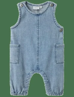 NBMFRED BAG R DNM OVERALL 2102-VE F - Kortärmad bodysuit