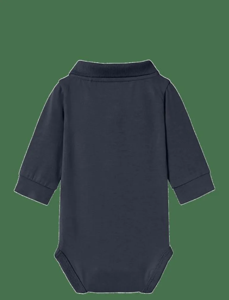 NBMHOLGER LS POLO BODY NOOS - Långärmad body