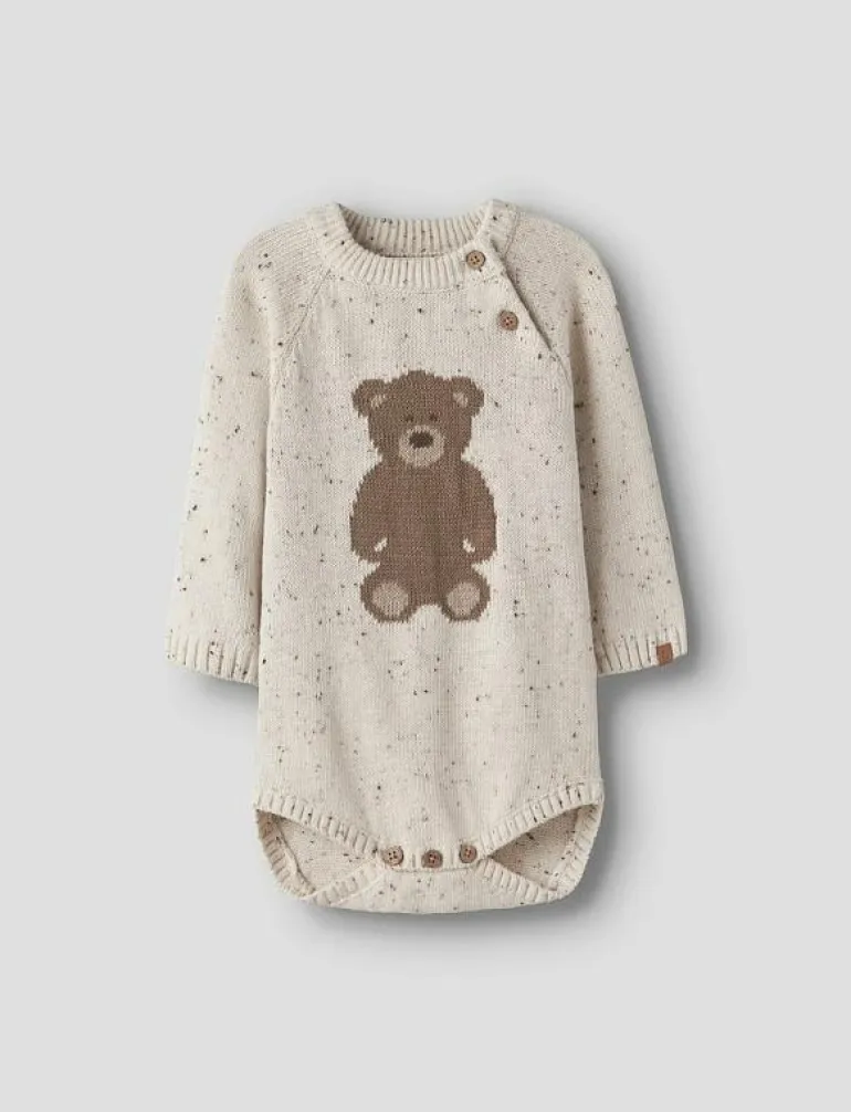 NBNGALTO RIA LS KNIT BODY LIL - Långärmad body
