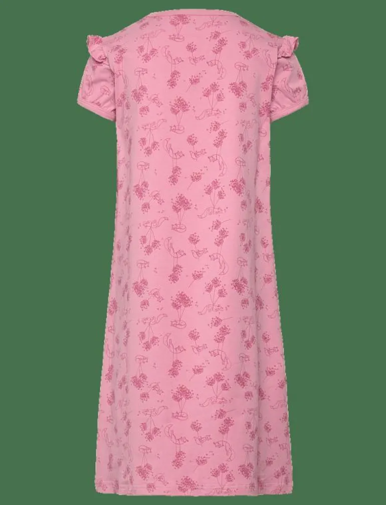 Nightdress SS -AOP - Nattlinnen