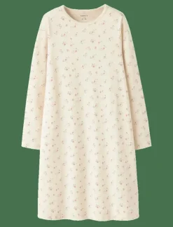 NKFNIGHTGOWN FLOWER NOOS - Nattlinnen