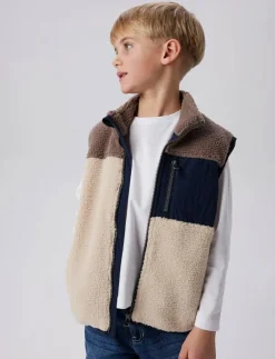 NKMMONICO TEDDY VEST - Väst