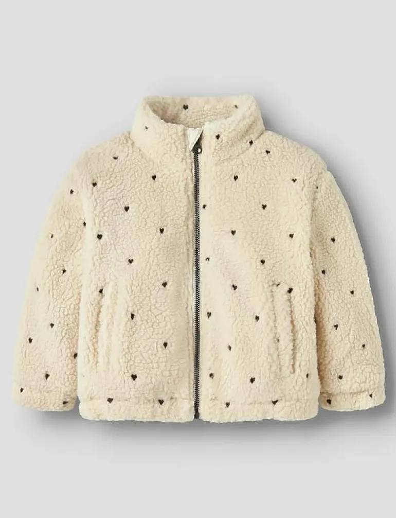 NMFNALO SHERPA LOOSE JACKET LIL - Jackor