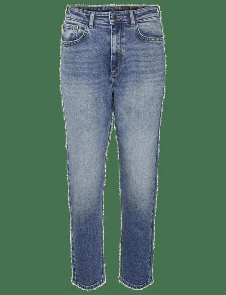 NMMONI HW STRAGHT ANK JEANS AZ221DB NOOS - Straight jeans