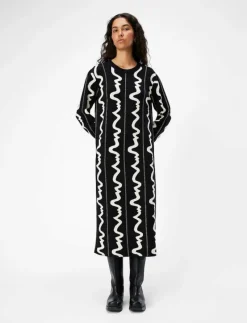 OBJRAY L/S LONG DRESS E DIV - Midiklänningar