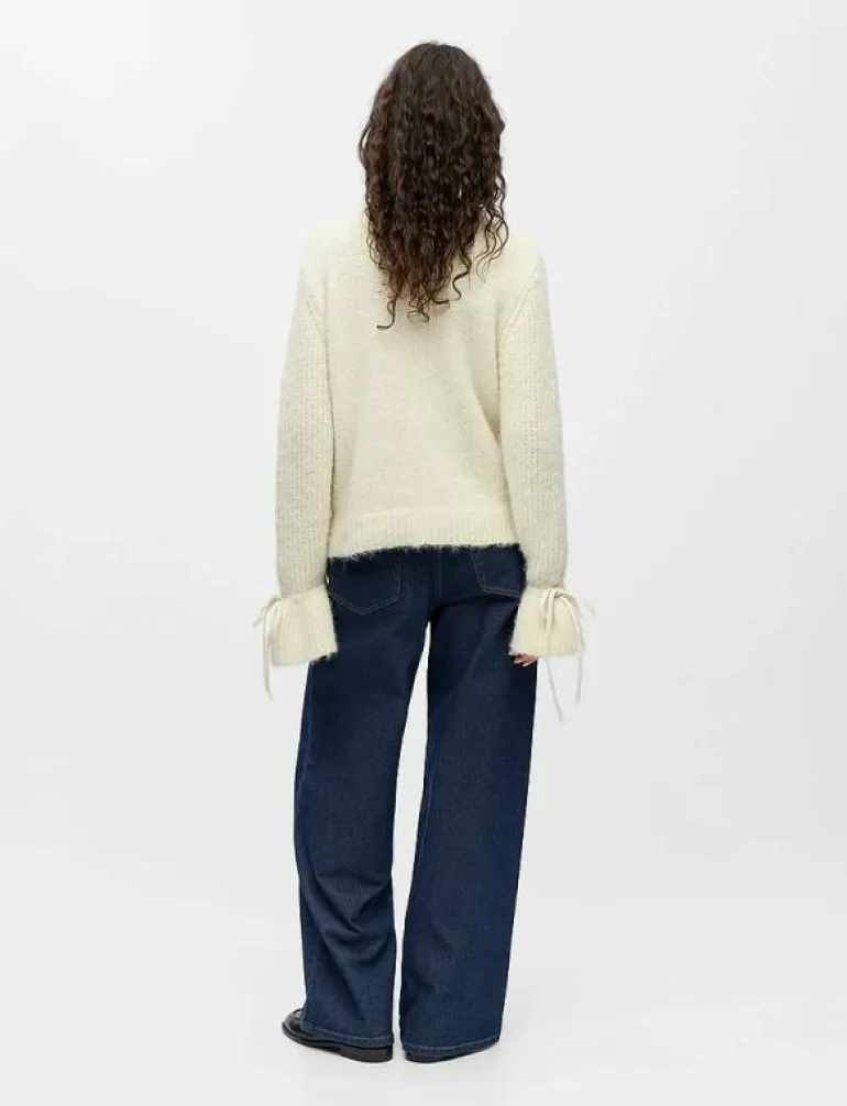 OBJSALIKA L/S RE KNIT CARDIGAN 142 - Koftor