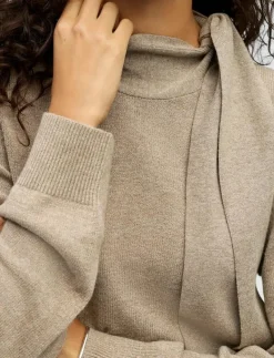 OBJTHESS L/S RE BOW KNIT PULLOVER NOOS - Stickat