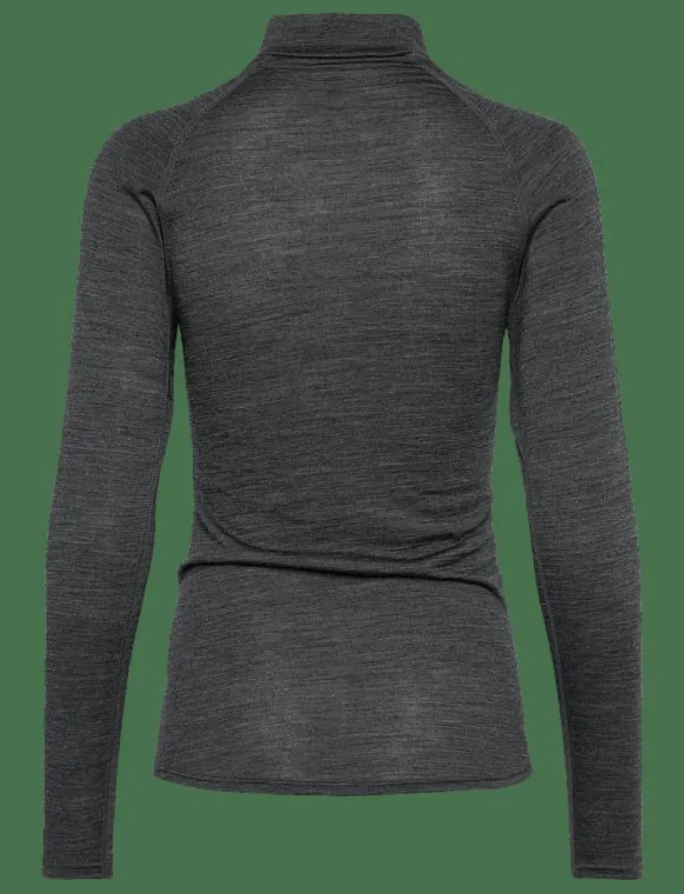 Odlo Natural Performance Pw 150 Bl Top Turtle Neck L/S Half Zip - Underställströjor