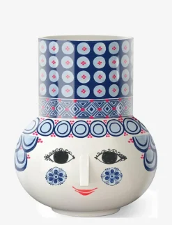 Olga Vas H20 cm blå - Vaser