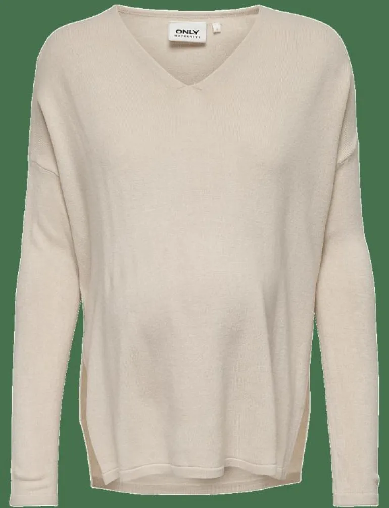 OLMAMALIA L/S V-NECK PULLOVER KNT NOOS - Stickat