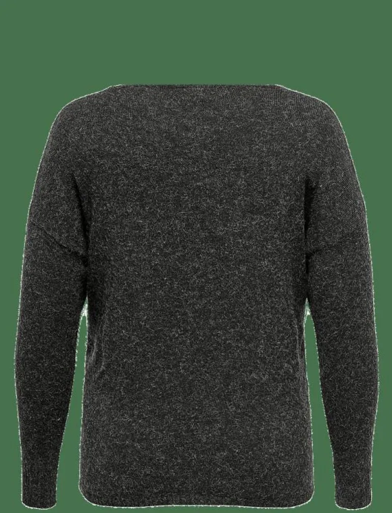 OLMRICA LIFE L/S V-NECK PULLO KNT - Stickat
