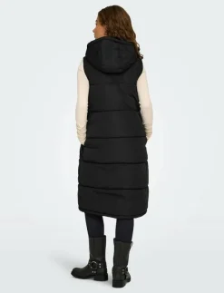 ONLALINA LONG WAISTCOAT OTW NOOS - Vadderade västar