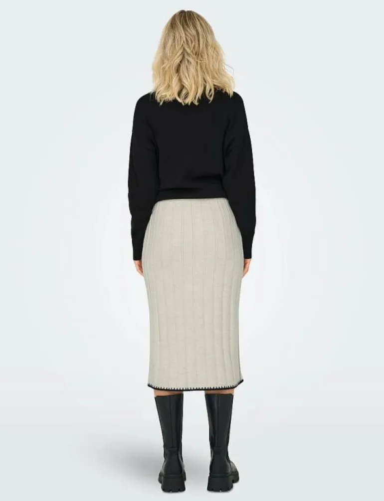 ONLCHICK STITCH MV SKIRT KNT - Midi kjolar