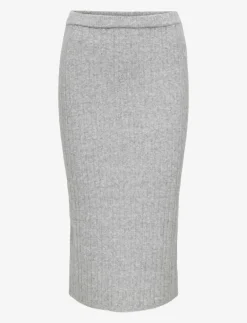 ONLJEANETT LIFE MIDI RIB SKIRT CC KNT - Midi kjolar