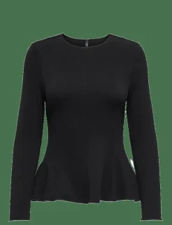 ONLKENYA L/S PEPLUM TOP JRS - Långärmade toppar