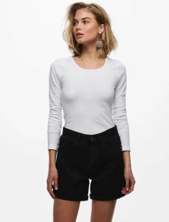 ONLLIVE LOVE L/S ONECK TOP NOOS JRS - Långärmade toppar