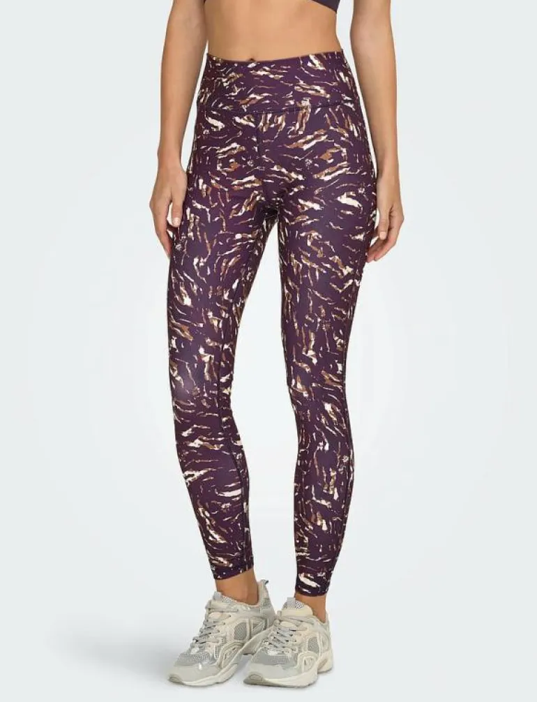 ONPJAM-2-JEA HW AOP PCK TIGHTS - Träningstights