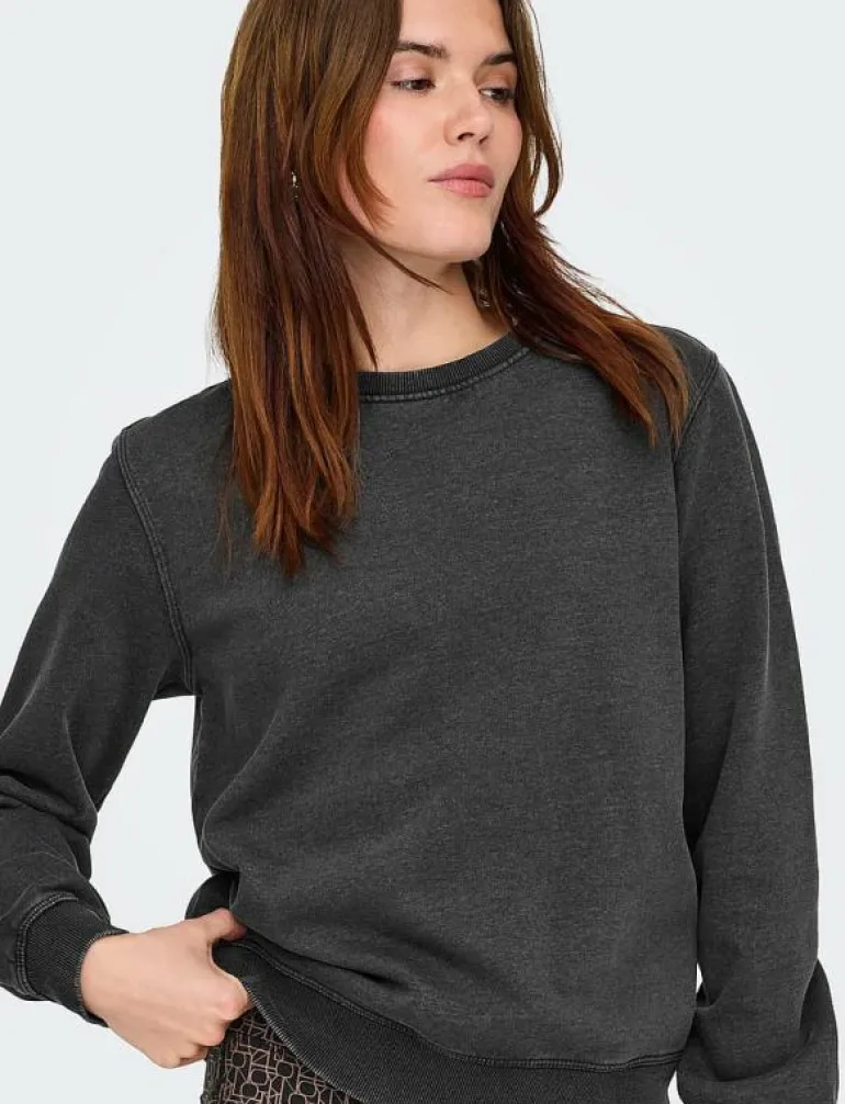 ONPJUNA LIFE ON LS BRUSH LOOSE SWT - Sweatshirts