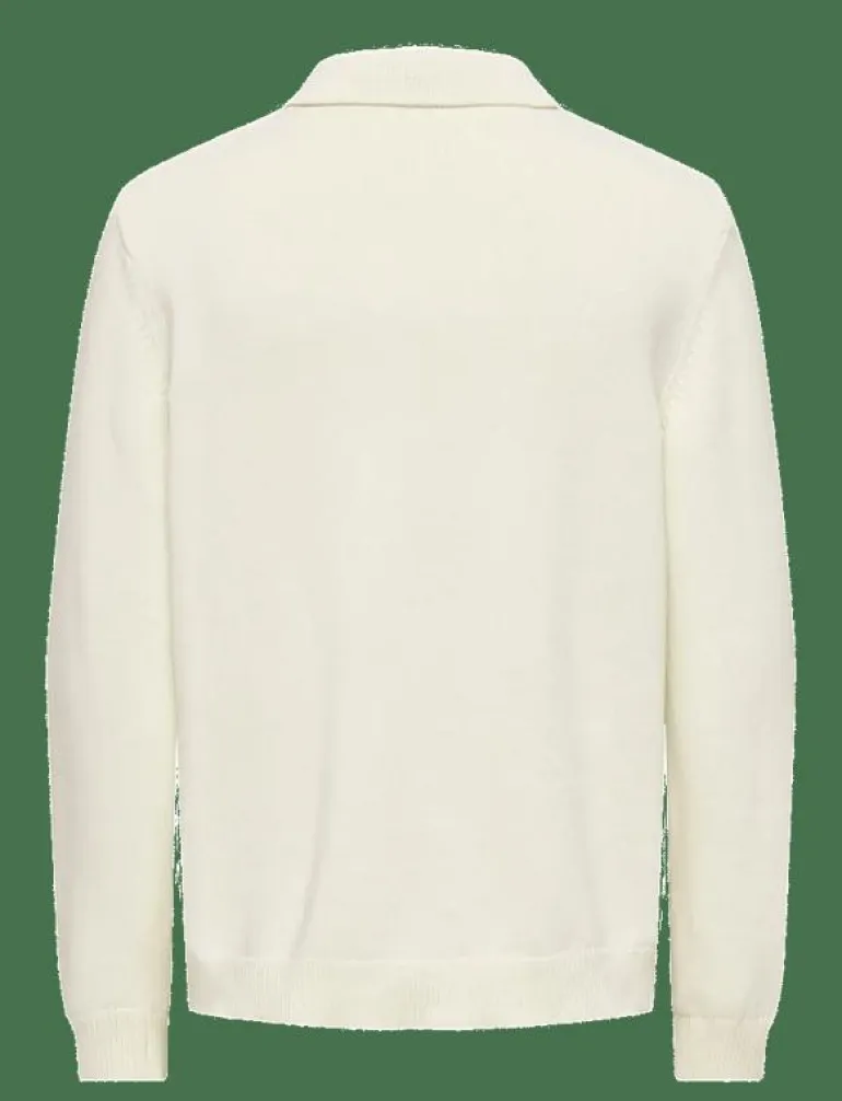 ONSHOPE RLX LS POLO KNIT LIFE - Stickade pikéer