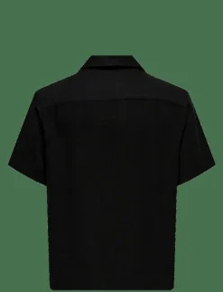 ONSKARI RESORT SS SHIRT VISC LIN 0075 CS - Linneskjortor