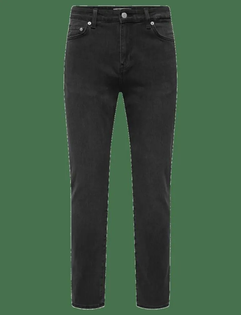 ONSROPE SLIM TAPERED BOX DNM PIM ENT - Tapered jeans