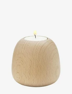 Ora ljusstake H 8 cm beech wood - Dekoration