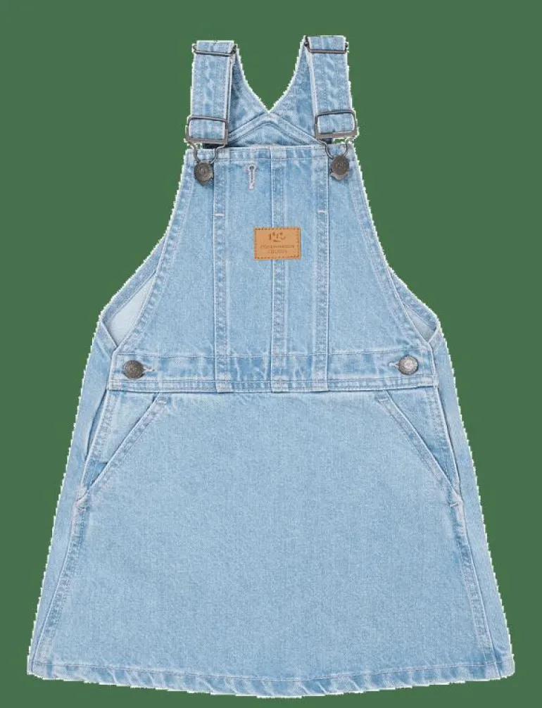 ORGANIC DENIM SPENCER DRESS W HEART - Ärmlösa vardagsklänningar