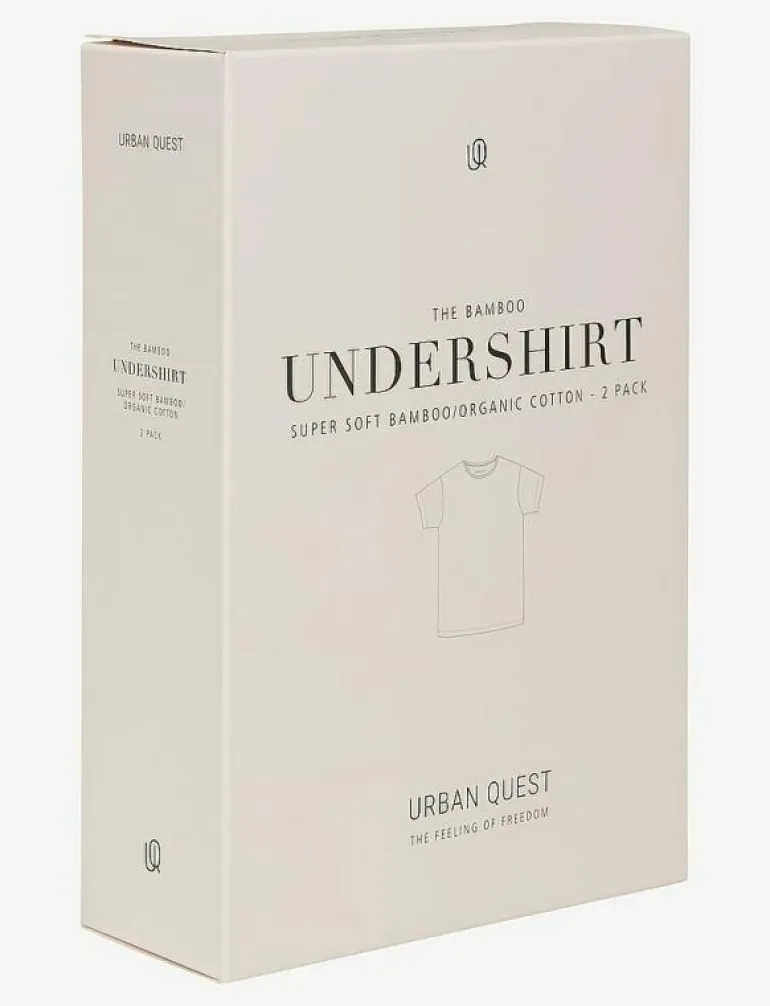 2-Pack Men Bamboo S/S Undershirt - Pyjamasöverdelar