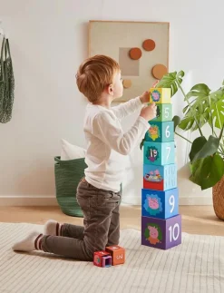 Peppa Pig stacking cubes - Stapelbara klossar